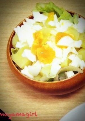 いもたまごレタスサラダっ！-レシピのメイン写真