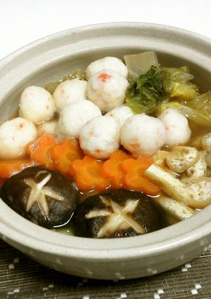 ヘルシー★かにかま団子鍋-レシピのメイン写真