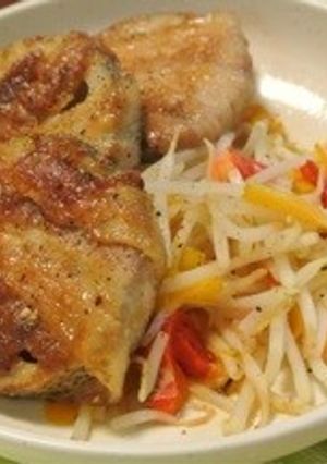 ＊厚切り！蓮根の豚バラ巻きステーキ＊-レシピのメイン写真