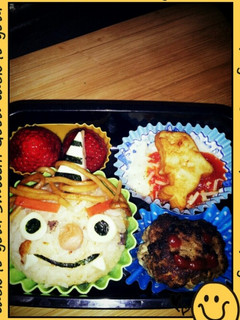 幼稚園弁当!節分の鬼弁当★-レシピのメイン写真