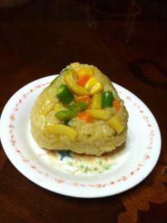 カレーうどんおにぎり-レシピのメイン写真