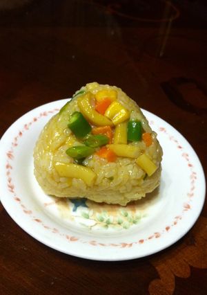 カレーうどんおにぎり-レシピのメイン写真
