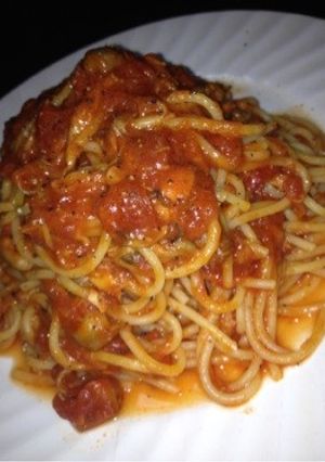 簡単☆ツナとシメジのトマトパスタ‼-レシピのメイン写真