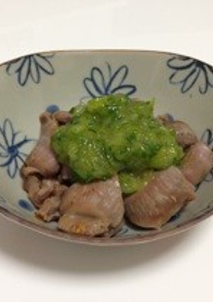 早くて簡単!!砂肝のたっぷりネギ塩のせ☆-レシピのメイン写真