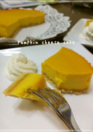 離乳食♪かぼちゃのベイクドチーズケーキ-レシピのメイン写真