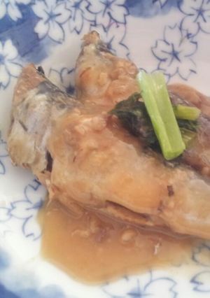 [魚食にかえる]鰯の丸干しの味噌煮-レシピのメイン写真