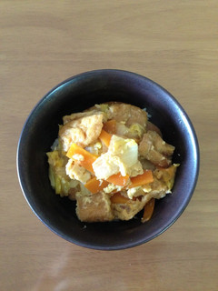 ☆油揚げ*白菜*人参の丼☆-レシピのメイン写真