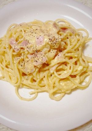 濃厚カルボナーラ-レシピのメイン写真