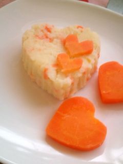 ハート型のポテトサラダ-レシピのメイン写真