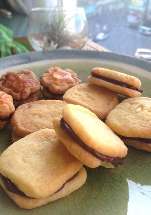 さくさくクッキーのフィグチョコサンド♡-レシピのメイン写真