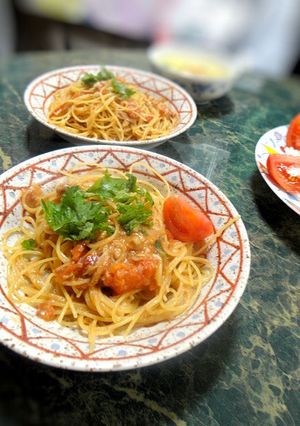 トマトとツナのペペロンチーノ-レシピのメイン写真