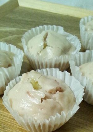 イチゴバナナの米粉蒸しパン-レシピのメイン写真