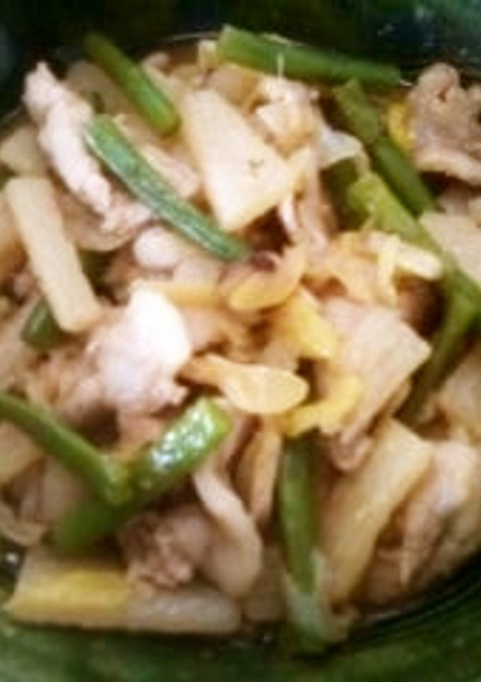 豚肉と長芋の中華風煮-レシピのメイン写真