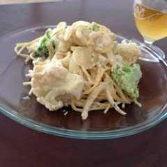 A picture of ヘルシークリームパスタ♪.
