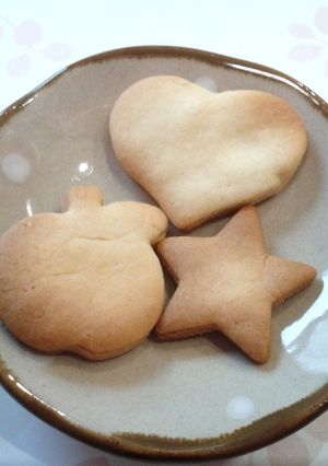 サクサク☆型抜きヤクルトクッキー-レシピのメイン写真