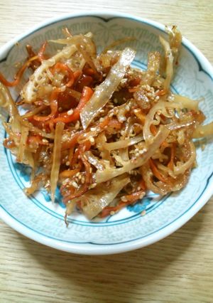 干しタケノコのきんぴら-レシピのメイン写真
