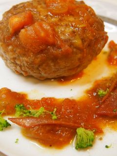 煮込み過ぎないトマト煮込みハンバーグ-レシピのメイン写真