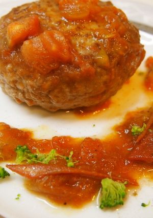 煮込み過ぎないトマト煮込みハンバーグ-レシピのメイン写真