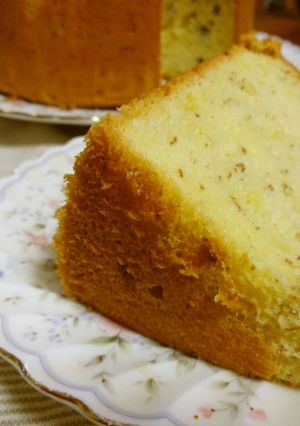 自慢のバナナシフォンケーキ♪-レシピのメイン写真