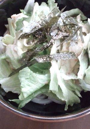どんぶり１つで簡単！サラダうどん-レシピのメイン写真