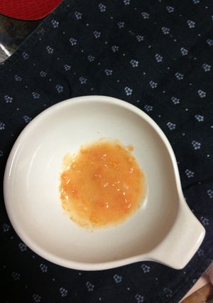 離乳食初期きな粉入りトマトペースト-レシピのメイン写真