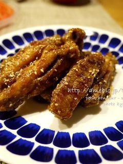 手羽なかの甘辛-レシピのメイン写真