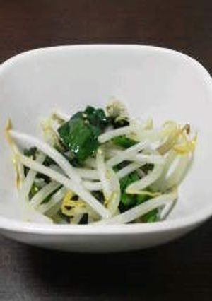 簡単★もやしとほうれん草の中華蒸し-レシピのメイン写真
