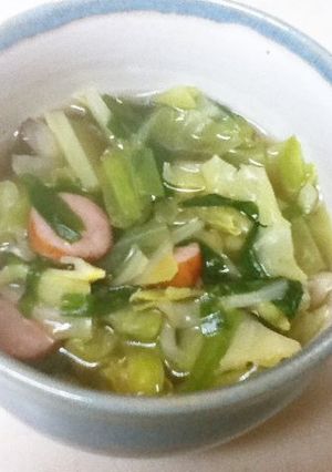 超簡単で野菜たっぷりシンプルスープ-レシピのメイン写真