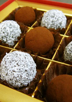 チョコ不使用ココアパウダーで濃厚トリュフ-レシピのメイン写真