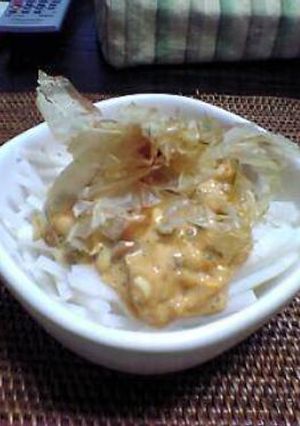 簡単３ステップ！キムチ納豆の大根サラダ-レシピのメイン写真