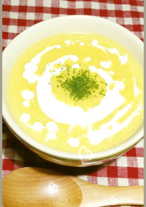 失敗したら連絡くれ！簡単豆乳コーンスープ-レシピのメイン写真