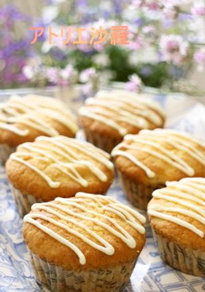 贅沢な味✿ホワイトチョコカップケーキ❤-レシピのメイン写真