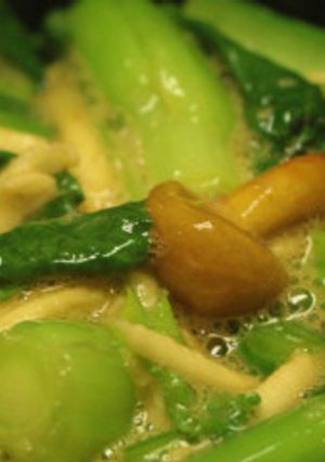加賀丸いもとこまつ菜のとろとろのおひたし-レシピのメイン写真