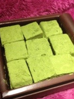材料3つ♪簡単抹茶の生チョコ-レシピのメイン写真