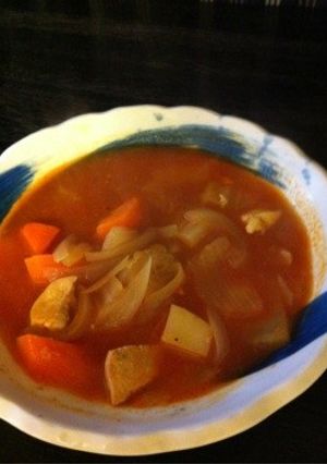 トマトジュース煮☆チキンカチャトラ風☆-レシピのメイン写真