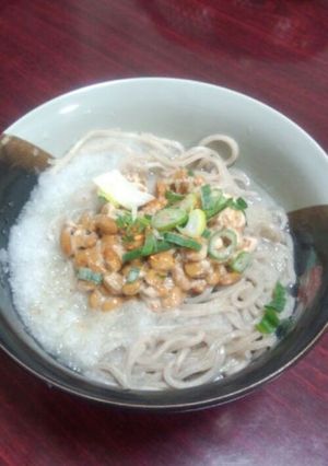 あったか　みぞれ納豆そば-レシピのメイン写真