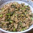 大根葉と豚ミンチの醤油麹炒め