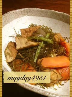 ♪ご飯に合う♪切り昆布の煮物♪-レシピのメイン写真