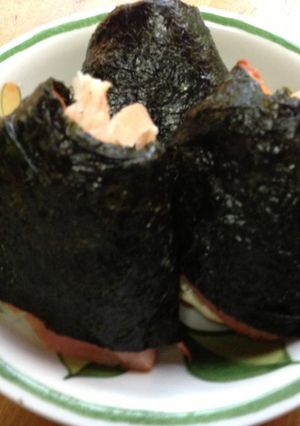 ガッツリ・おにぎり(焼豚編)-レシピのメイン写真