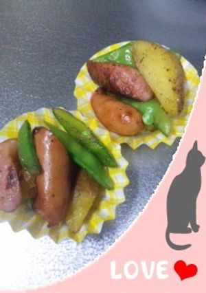 時短ジャーマンポテト：お弁当野菜おかず-レシピのメイン写真