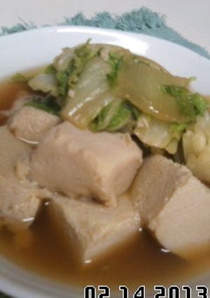 ★凍らせちゃった豆腐★の煮物-レシピのメイン写真