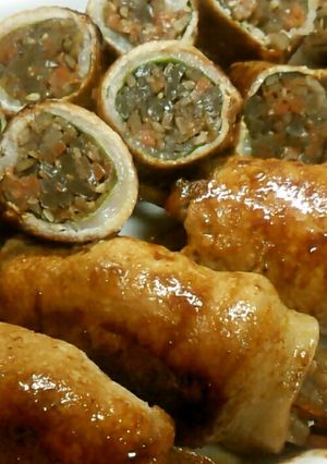 きんぴらごぼうで★肉しそ巻-レシピのメイン写真