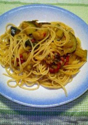 ラタトゥイユのパスタ-レシピのメイン写真
