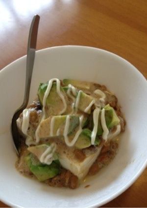 超簡単！納豆アボカド湯豆腐-レシピのメイン写真