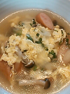 ほっこり♡ウインナーと卵の野菜スープ-レシピのメイン写真