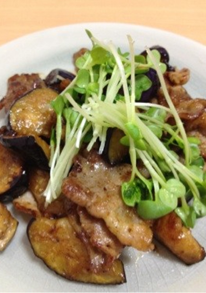 すぐ出来る☆ナスと豚の焼肉のタレ炒め☆-レシピのメイン写真