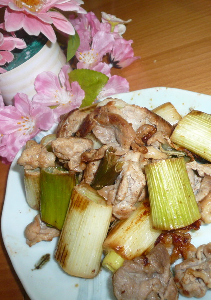 大好き！柚子胡椒☆豚と長ねぎの炒め物☆-レシピのメイン写真