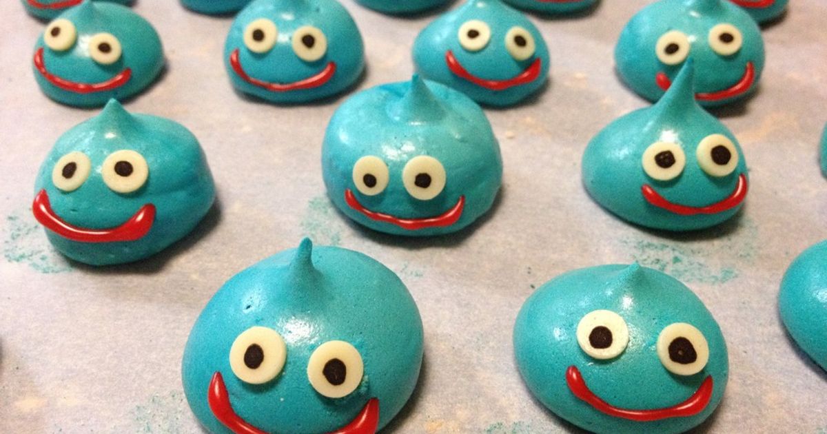 スライムメレンゲクッキー！！ by まだまだ修行中 【クックパッド