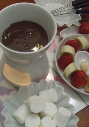 チョコレートフォンデュー-レシピのメイン写真