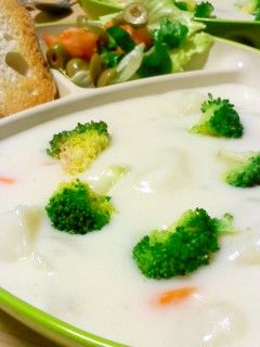 野菜だけの牛乳たっぷりシチュー-レシピのメイン写真